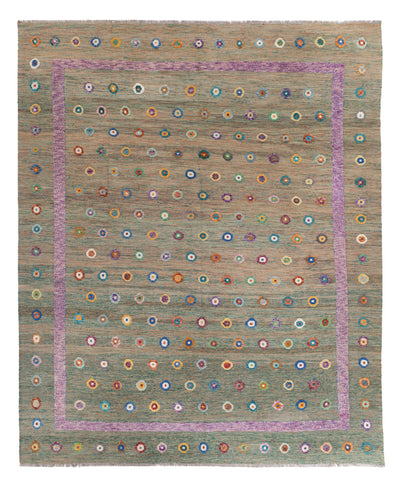 Kilim Maimana Tæppe 313x394cm - Uldtæppe