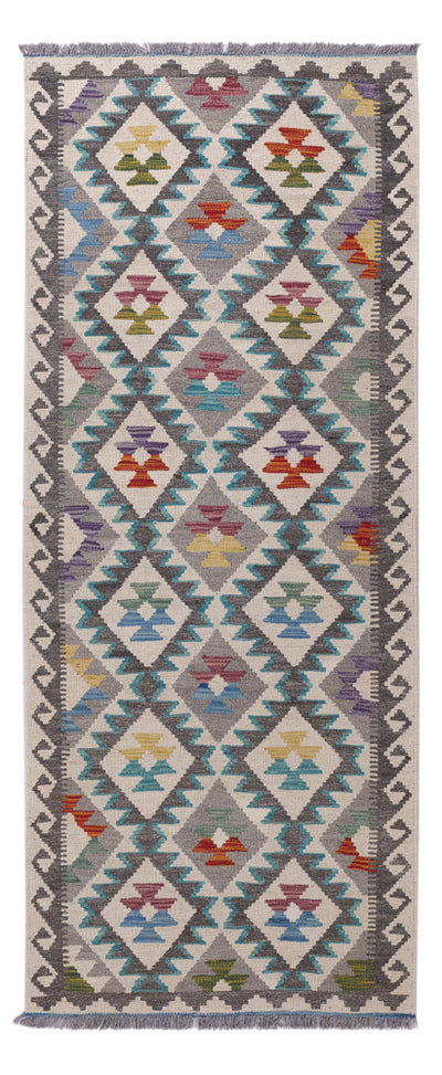 Kilim Maimana Tæppe 80x206cm - Uldtæppe