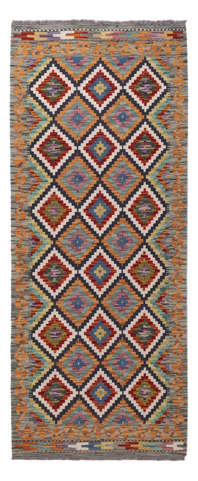 Kilim Maimana Tæppe 84x197cm - Uldtæppe
