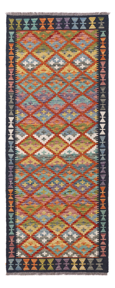 Kilim Maimana Tæppe 80x204cm - Uldtæppe