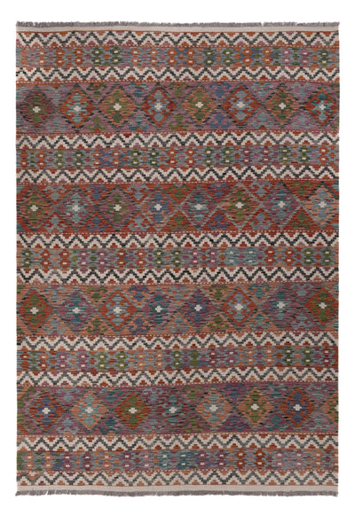 Kilim Maimana Tæppe 206x294cm - Uldtæppe