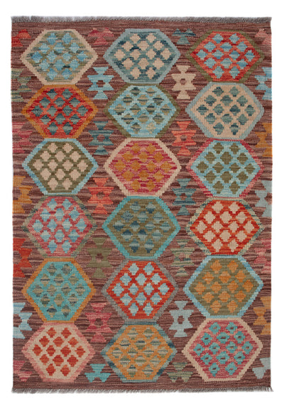 Kilim Maimana Tæppe 89x126cm - Uldtæppe