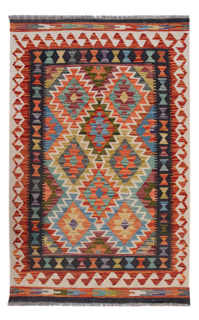 Kilim Maimana Tæppe 85x132cm - Uldtæppe