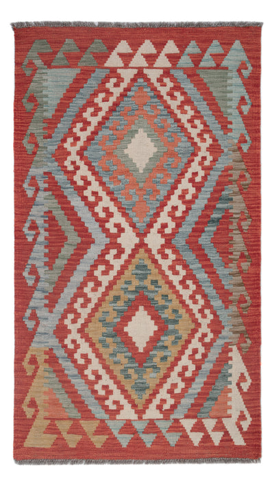 Kilim Maimana Tæppe 80x140cm - Uldtæppe