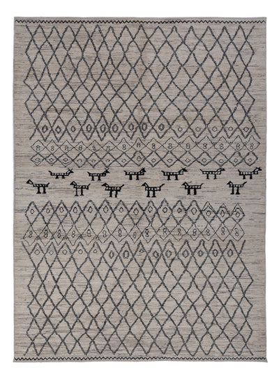Berber tæppe 173x240cm - Uldtæppe