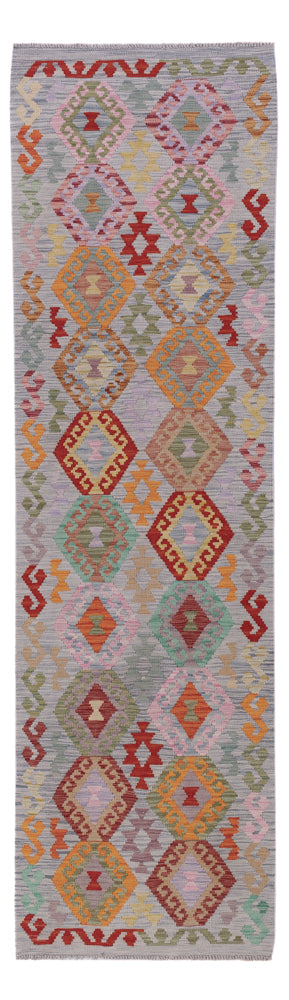 Kilim Maimana Tæppe 84x300cm - Uldtæppe