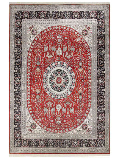 Kinesisk silke Tæppe 272x370cm - Orientalsk tæppe