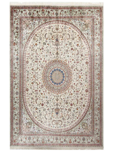 Kinesisk silke Tæppe 277x366cm - Orientalsk tæppe