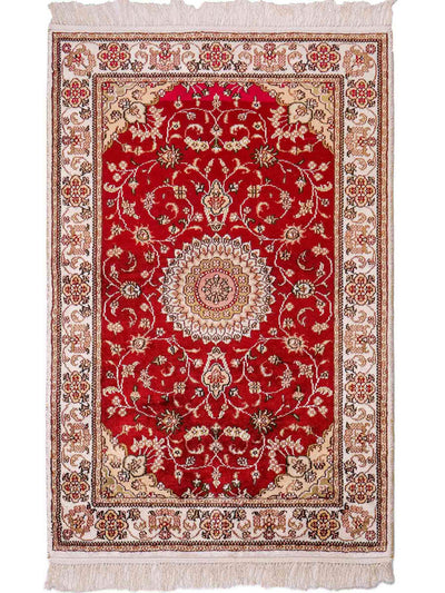 Kinesisk silke Tæppe 77x117cm - Orientalsk tæppe