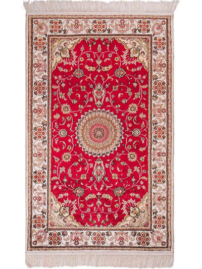 Kinesisk silke Tæppe 76x120cm - Orientalsk tæppe