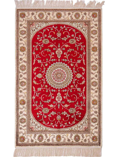 Kinesisk silke Tæppe 76x122cm - Orientalsk tæppe