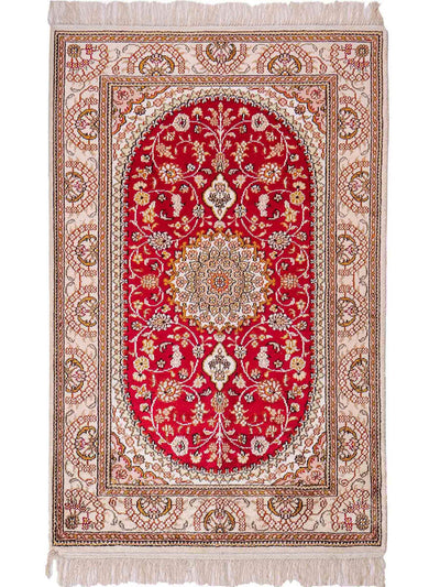 Kinesisk silke Tæppe 78x120cm - Orientalsk tæppe