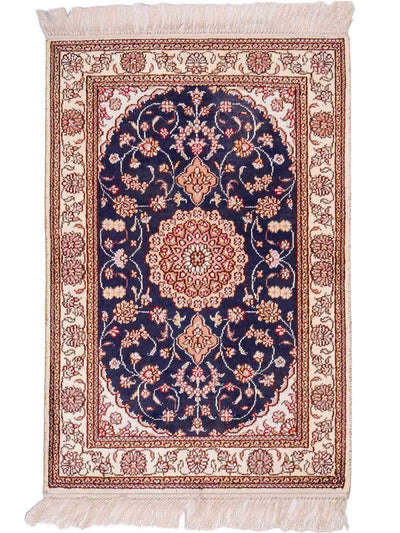Kinesisk silke Tæppe 62x92cm - Orientalsk tæppe