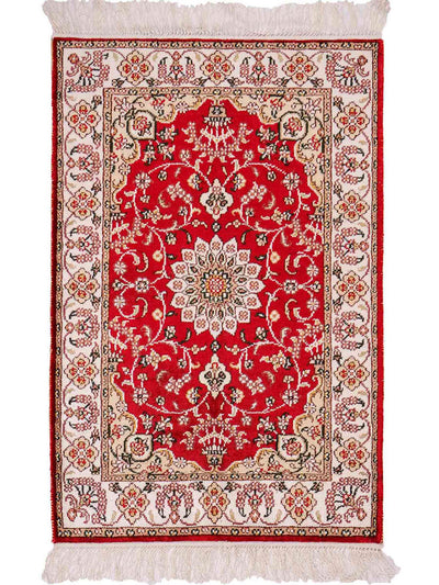 Kinesisk silke Tæppe 62x91cm - Orientalsk tæppe