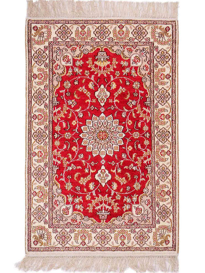 Kinesisk silke Tæppe 60x92cm - Orientalsk tæppe