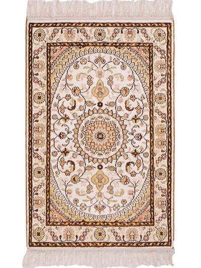 Kinesisk silke Tæppe 59x88cm - Orientalsk tæppe