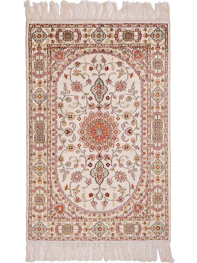 Kinesisk silke Tæppe 59x89cm - Orientalsk tæppe