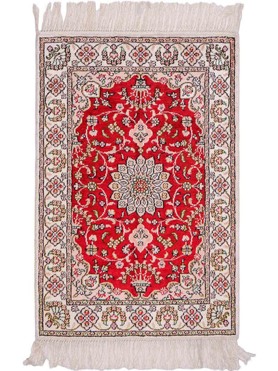Kinesisk silke Tæppe 62x89cm - Orientalsk tæppe