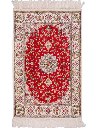 Kinesisk silke Tæppe 62x89cm - Orientalsk tæppe