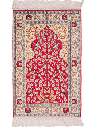 Kinesisk silke Tæppe 58x87cm - Orientalsk tæppe