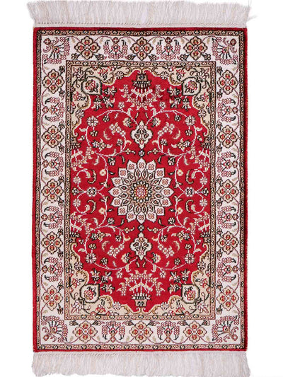 Kinesisk silke Tæppe 62x91cm - Orientalsk tæppe