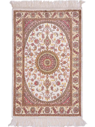 Kinesisk silke Tæppe 59x90cm - Orientalsk tæppe