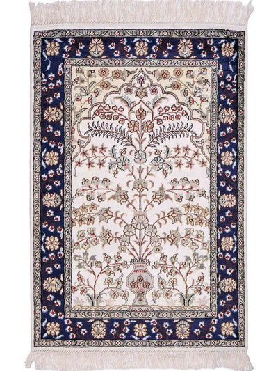 Kinesisk silke Tæppe 62x90cm - Orientalsk tæppe