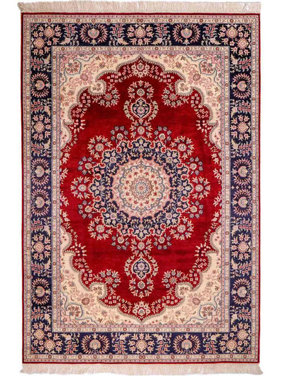 Kinesisk silke Tæppe 121x186cm - Orientalsk tæppe
