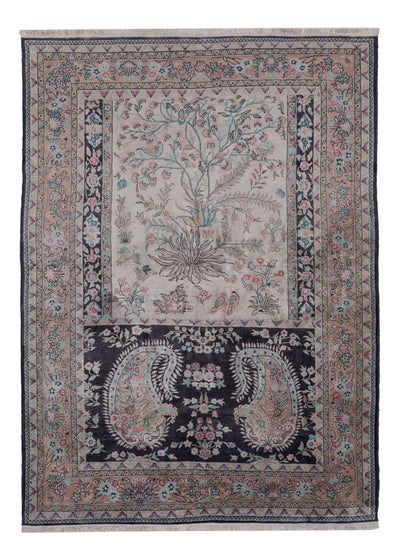 Kashmirsilke Tæppe 123x178cm - Orientalsk tæppe