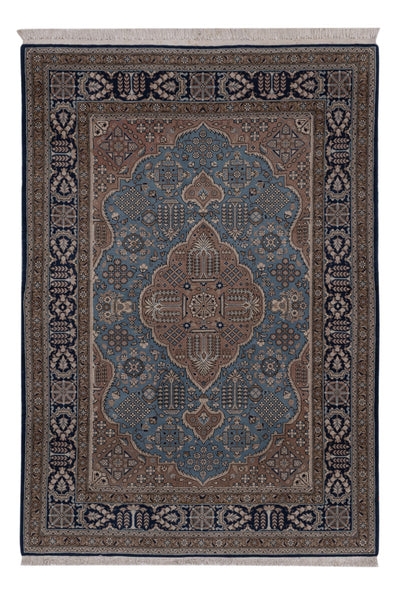 Qom Tæppe 140x209cm - Persisk tæppe