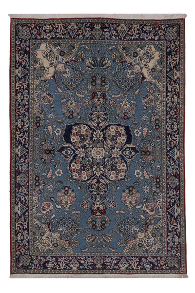 Qom Tæppe 140x218cm - Persisk tæppe