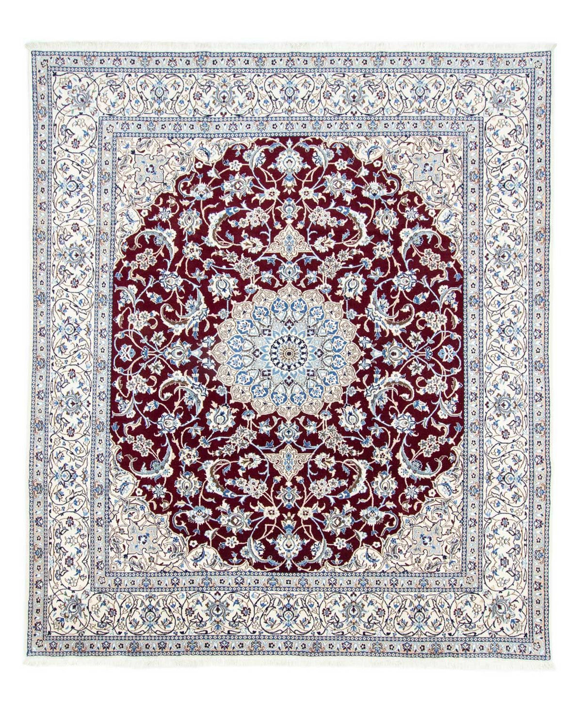 Persisk tæppe - Nain - Royal - 290 x 240 cm - rød