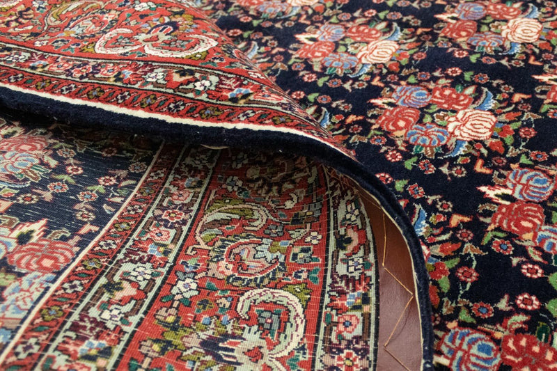 Persisk tæppe - Bijar - 265 x 205 cm - blå