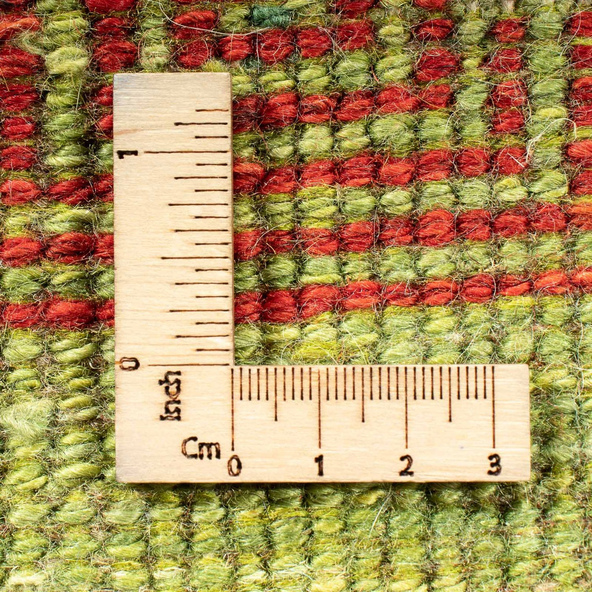 Gabbeh-tæppe - Persisk - 88 x 57 cm - grøn