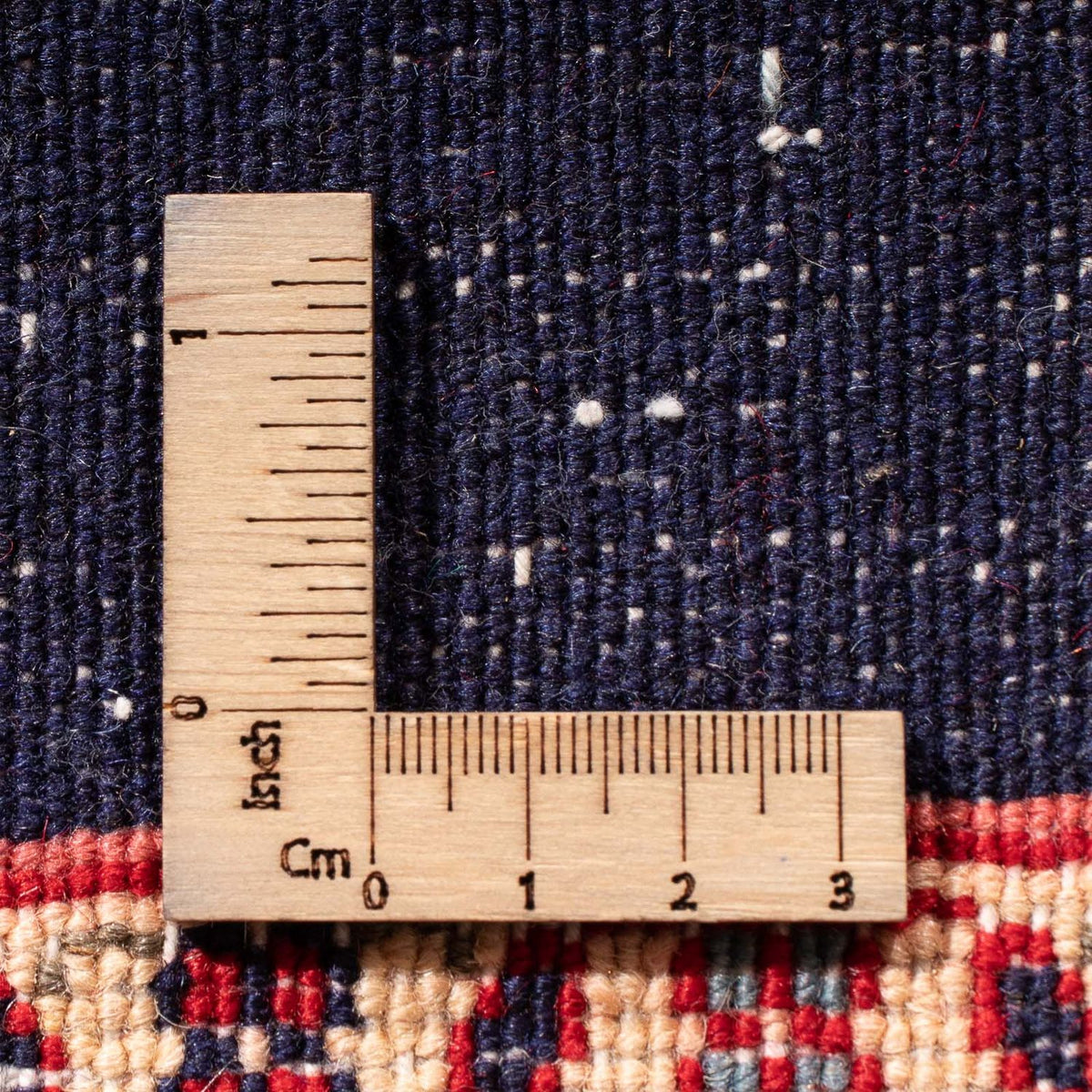 Persisk tæppe - Classic - 96 x 66 cm - mørkeblå