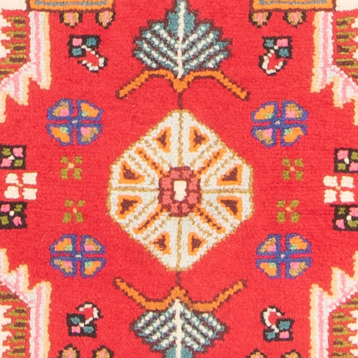 Persisk tæppe - Nomadisk - 91 x 65 cm - rød