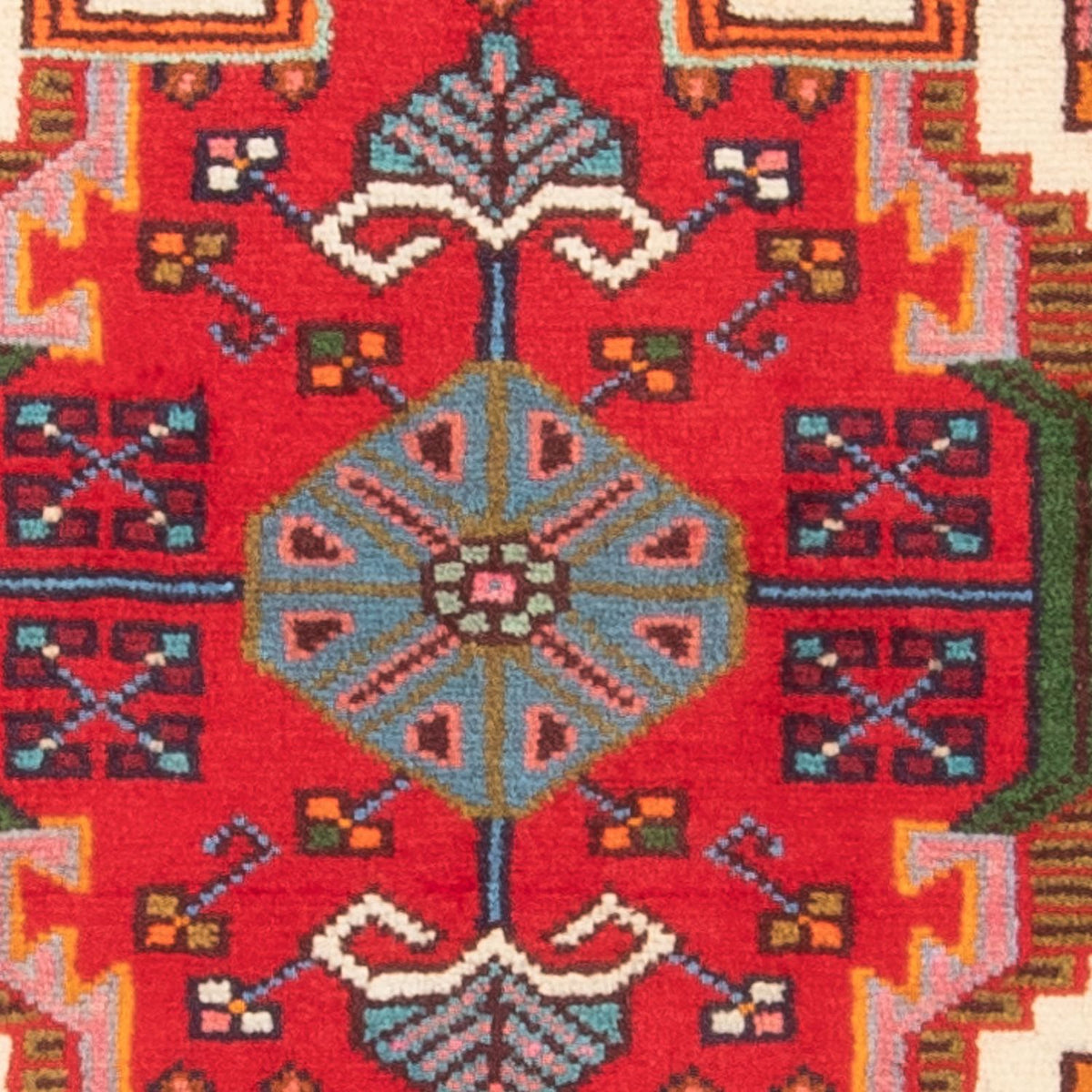 Persisk tæppe - Nomadisk - 98 x 64 cm - rød