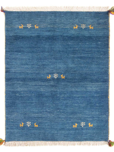 Persisk Gabbeh Tæppe 106x145cm - Perserteppich Wollteppich