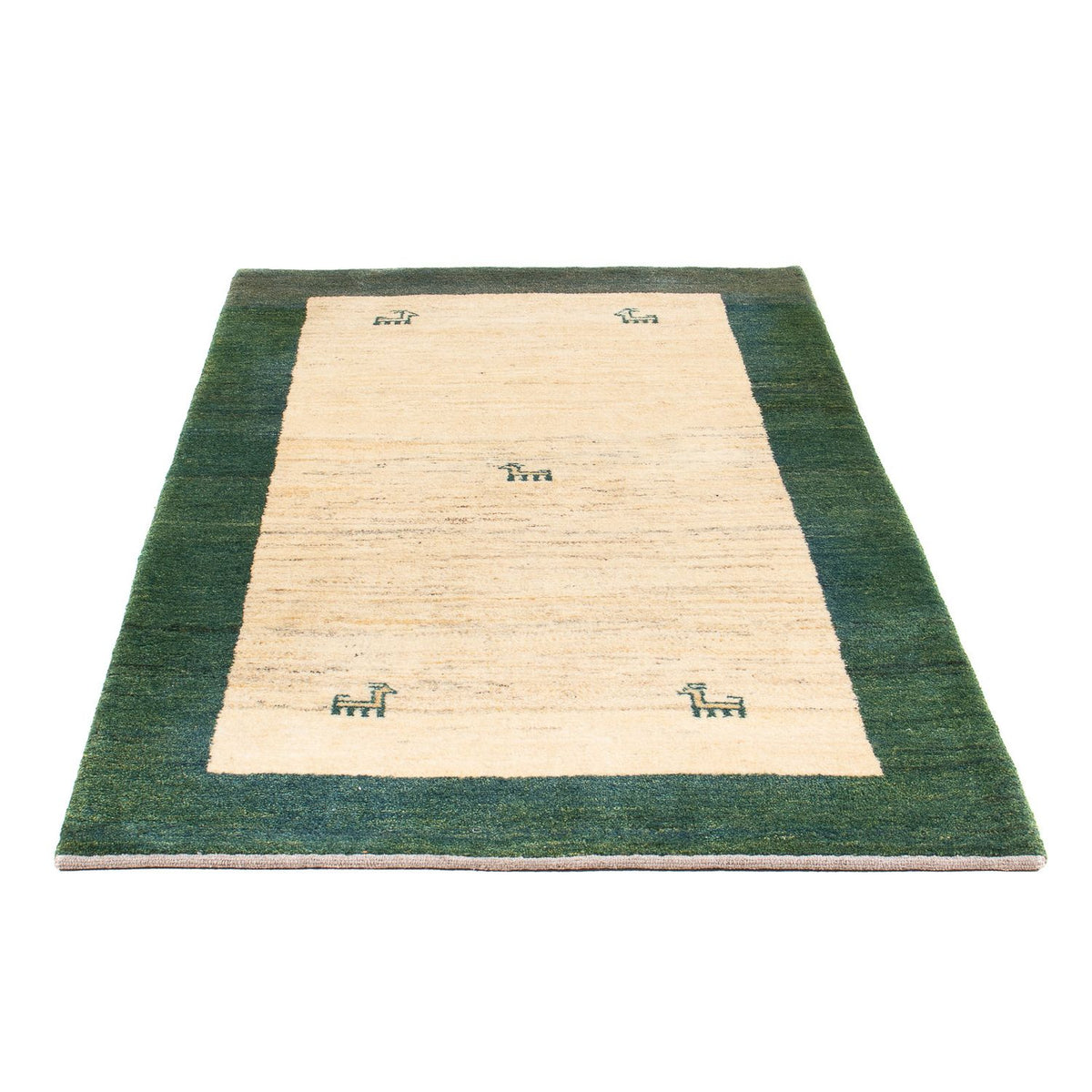 Gabbeh-tæppe - Persisk - 172 x 99 cm - grøn