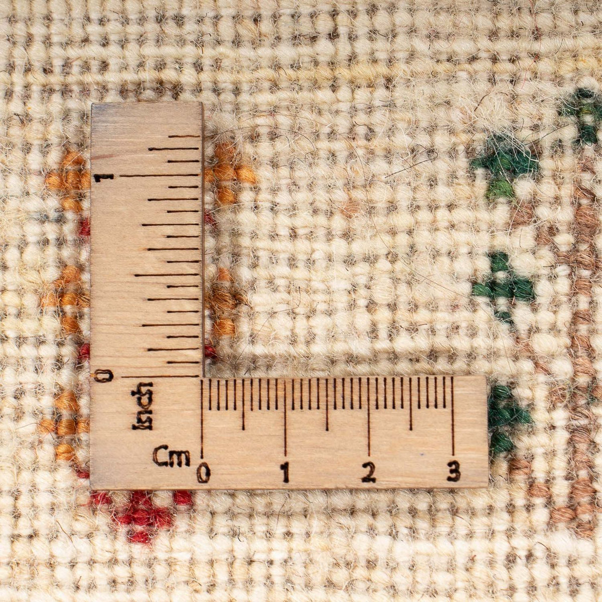 Gabbeh Tæppe - Loribaft Persisk - 158 x 110 cm - natur