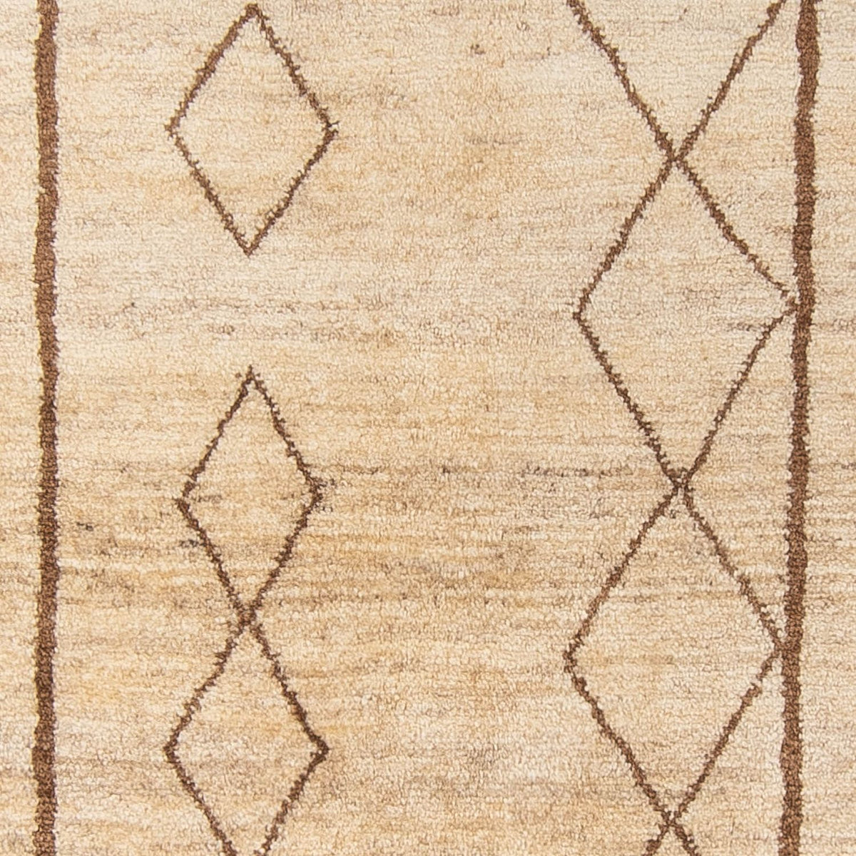 Berber tæppe - 203 x 164 cm - beige