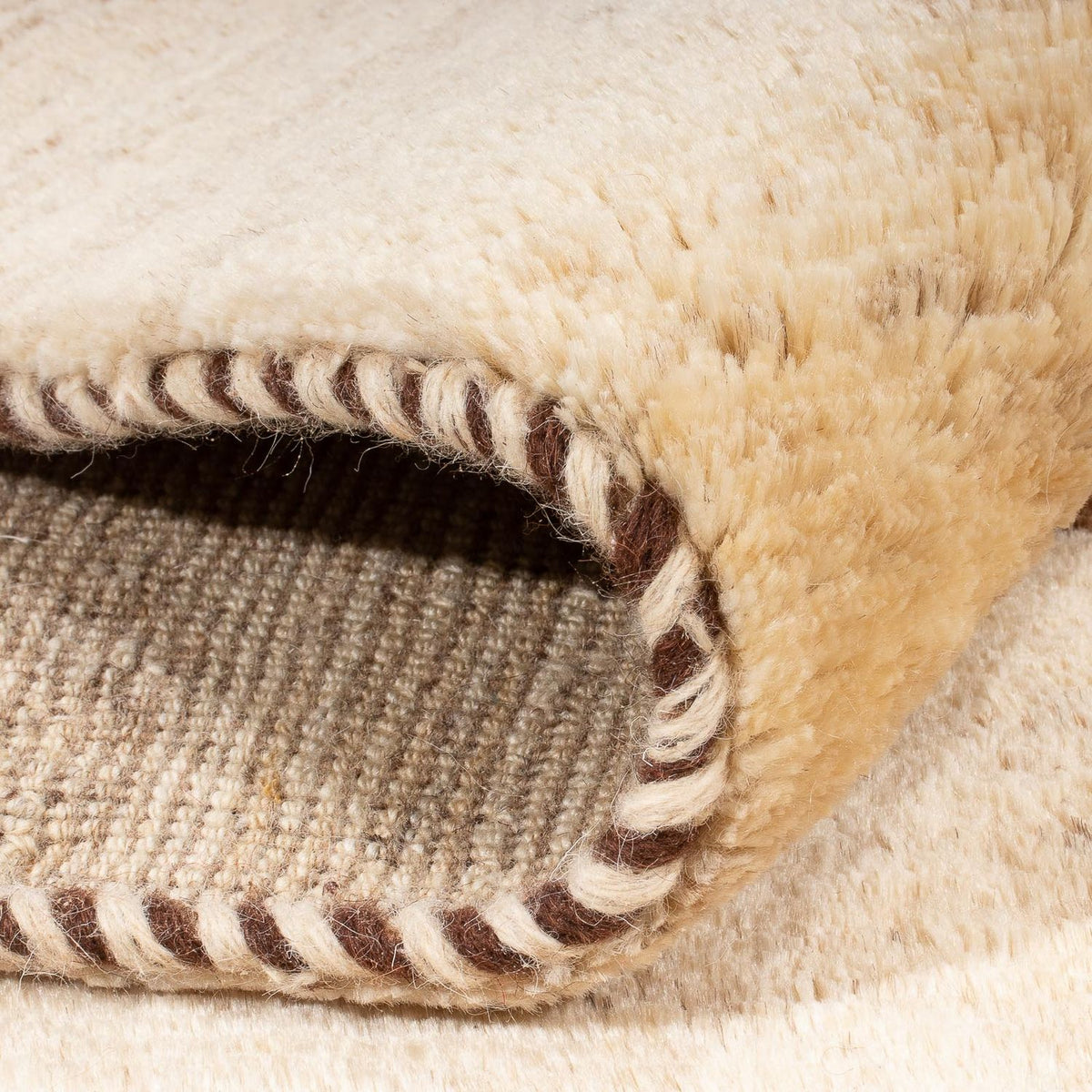 Berber tæppe - 203 x 164 cm - beige