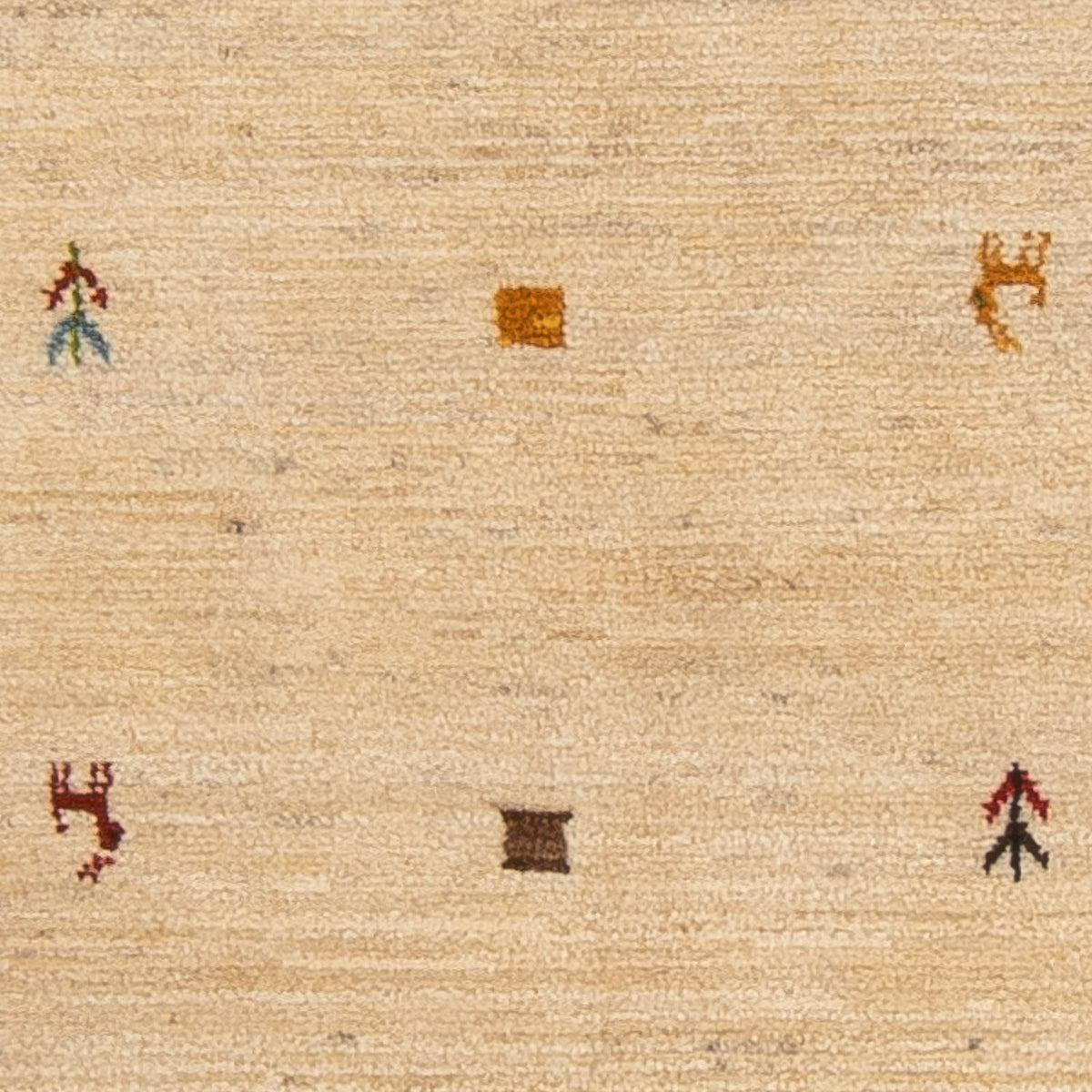 Løber Gabbeh-tæppe - Persisk - 200 x 82 cm - beige