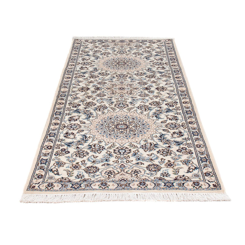 Løber Persisk tæppe - Nain - Royal - 208 x 82 cm - beige