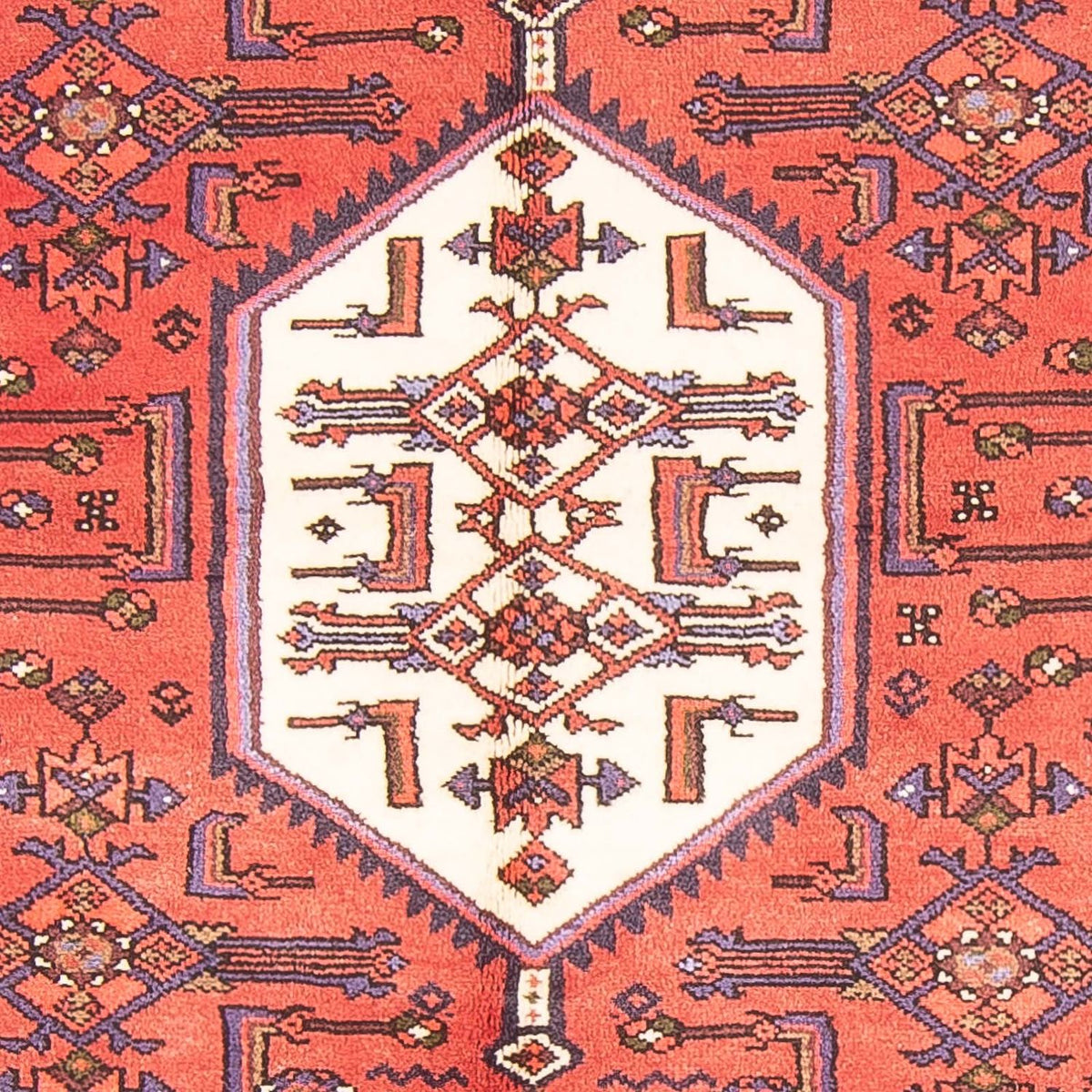 Persisk tæppe - Nomadisk - 194 x 131 cm - rød