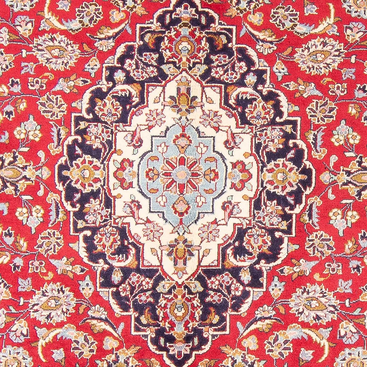 Persisk tæppe - Keshan - 300 x 195 cm - rød