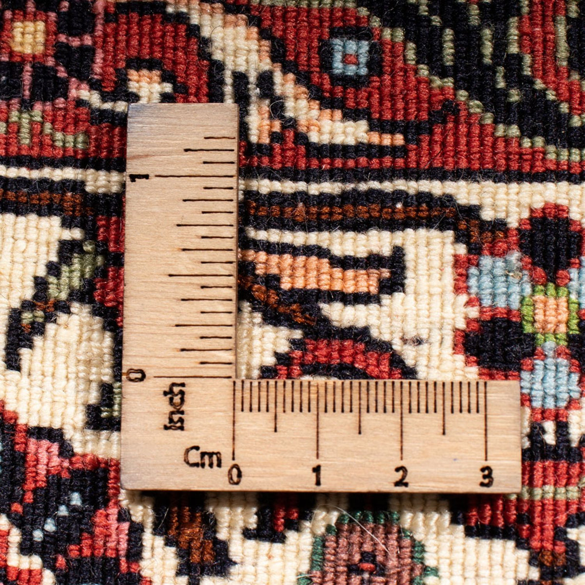 Persisk tæppe - Bijar - Royal - 234 x 168 cm - rød