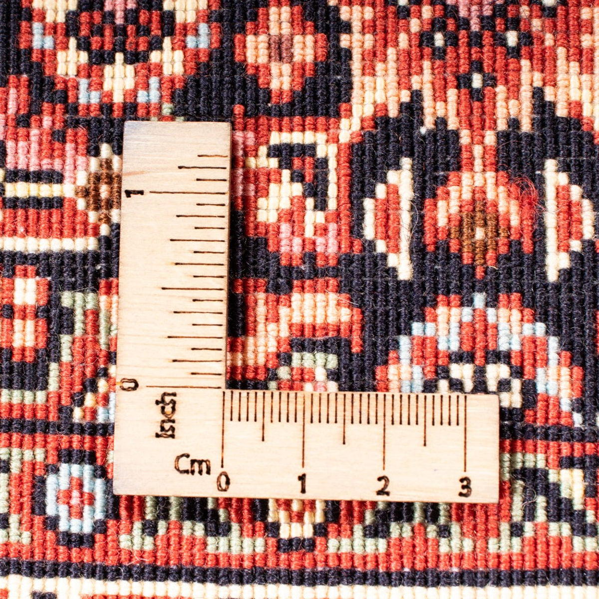 Persisk tæppe - Bijar - 145 x 72 cm - mørkeblå