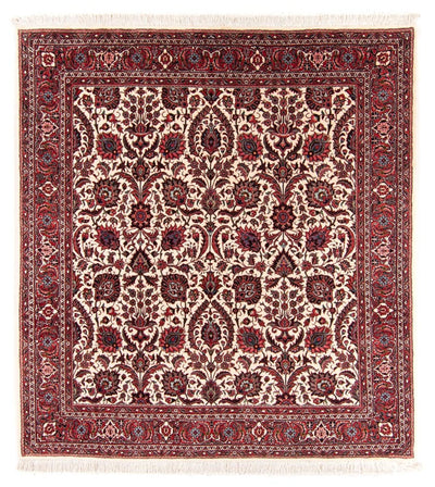 Bidjar - Takab Tæppe 153x159cm - Persisk tæppe - beige
