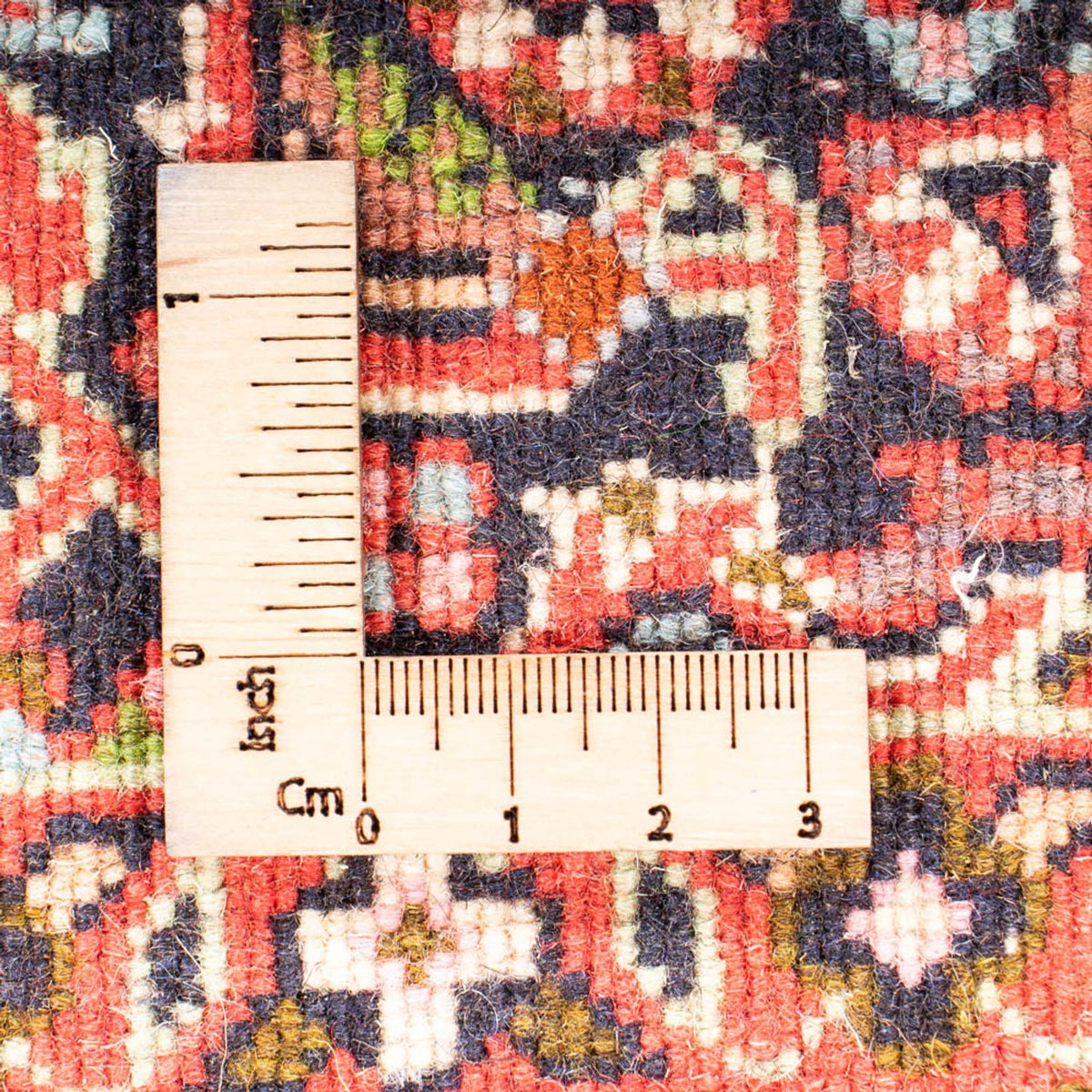 Persisk tæppe - Bijar - Royal - 137 x 81 cm - rød